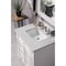 James Martin Vanities Bristol 30in Single Vanity, Bright White w/ 3 CM Eternal Jasmine Pearl Quartz Top 157-V30-BW-3EJP - alternate 5